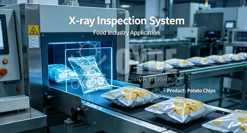 Промышленный рентгеновский контрольный аппарат для обнаружения пищевых загрязнений