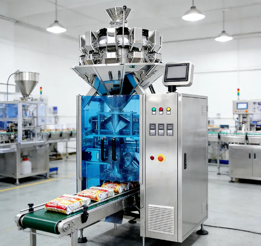 Labor Shortage Solution Automated Vertical Packaging Lines for Processing Factories - detail image 3